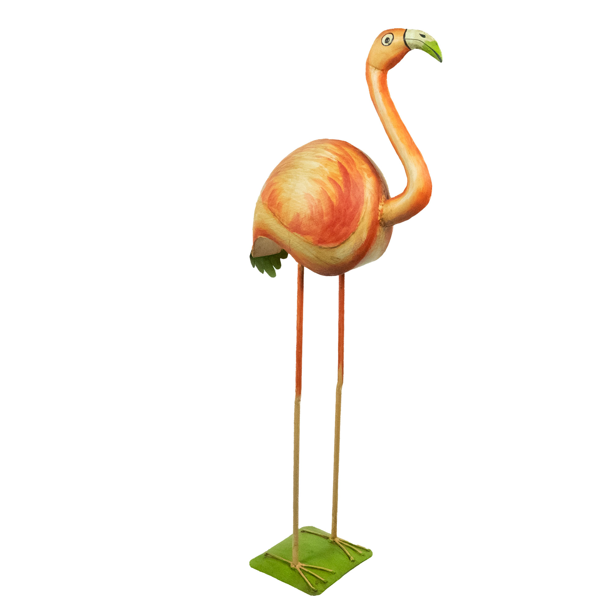 Waakzaam Notebook Uitgaand Flamingo decoratie van metaal voor binnen en buiten